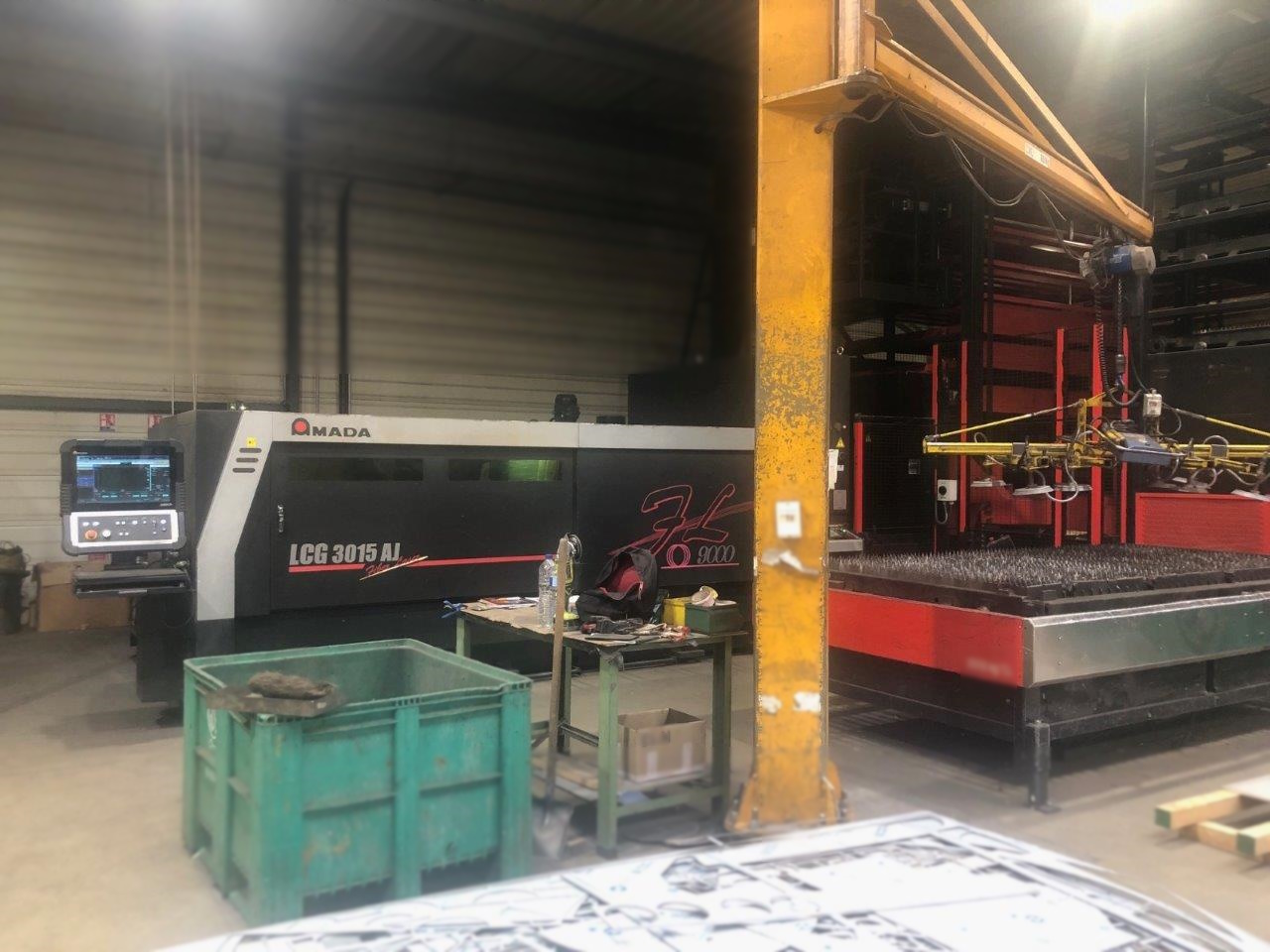 Amada LCG 3015 AJ M2 + ASLUL Twin for sale Amada LCG 3015 AJ M2 + ASLUL Twin for sale